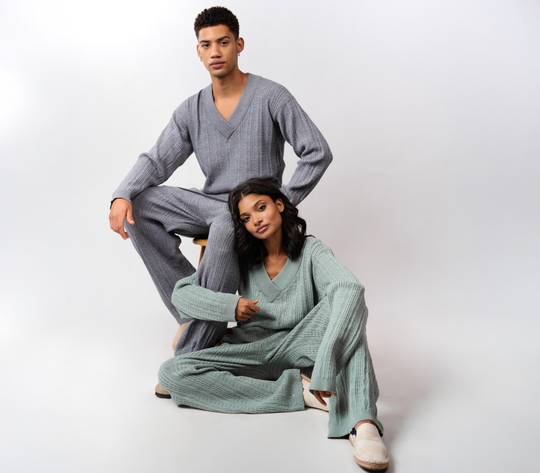 Bringing cozy vibes, effortless style